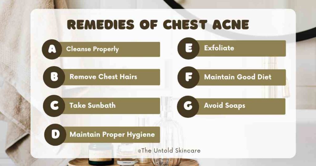 remedies of chest acne