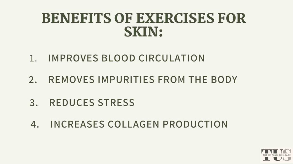 benefits of exercises for skin health