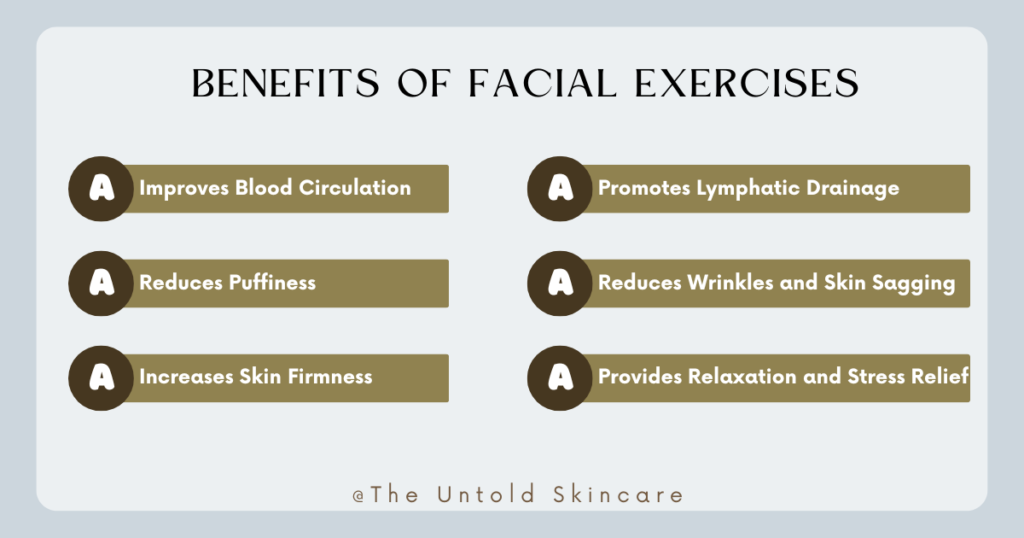 list of benefits of facial exercises