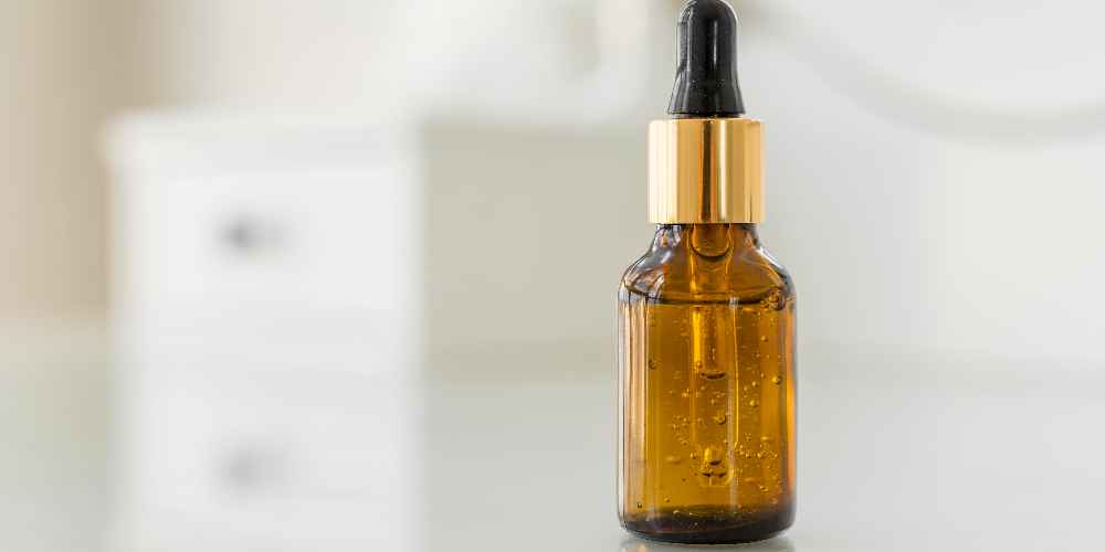 a retinol serum bottle