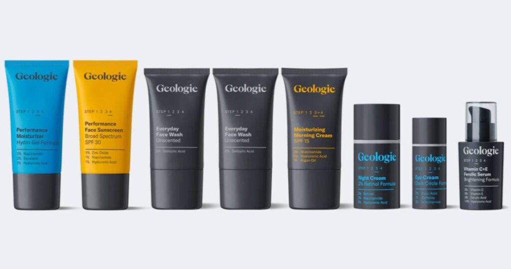 geologic men's skincare set