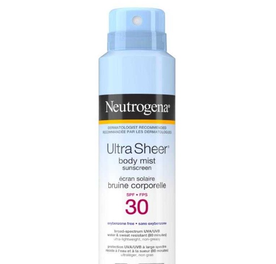 neutrogena sunscreen spray